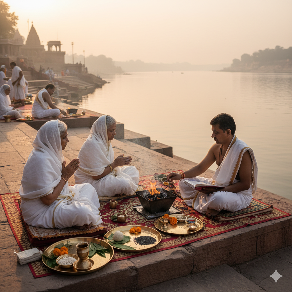 Tirth Shraddh Pooja in Siddhpur by Matrugaya Pandit