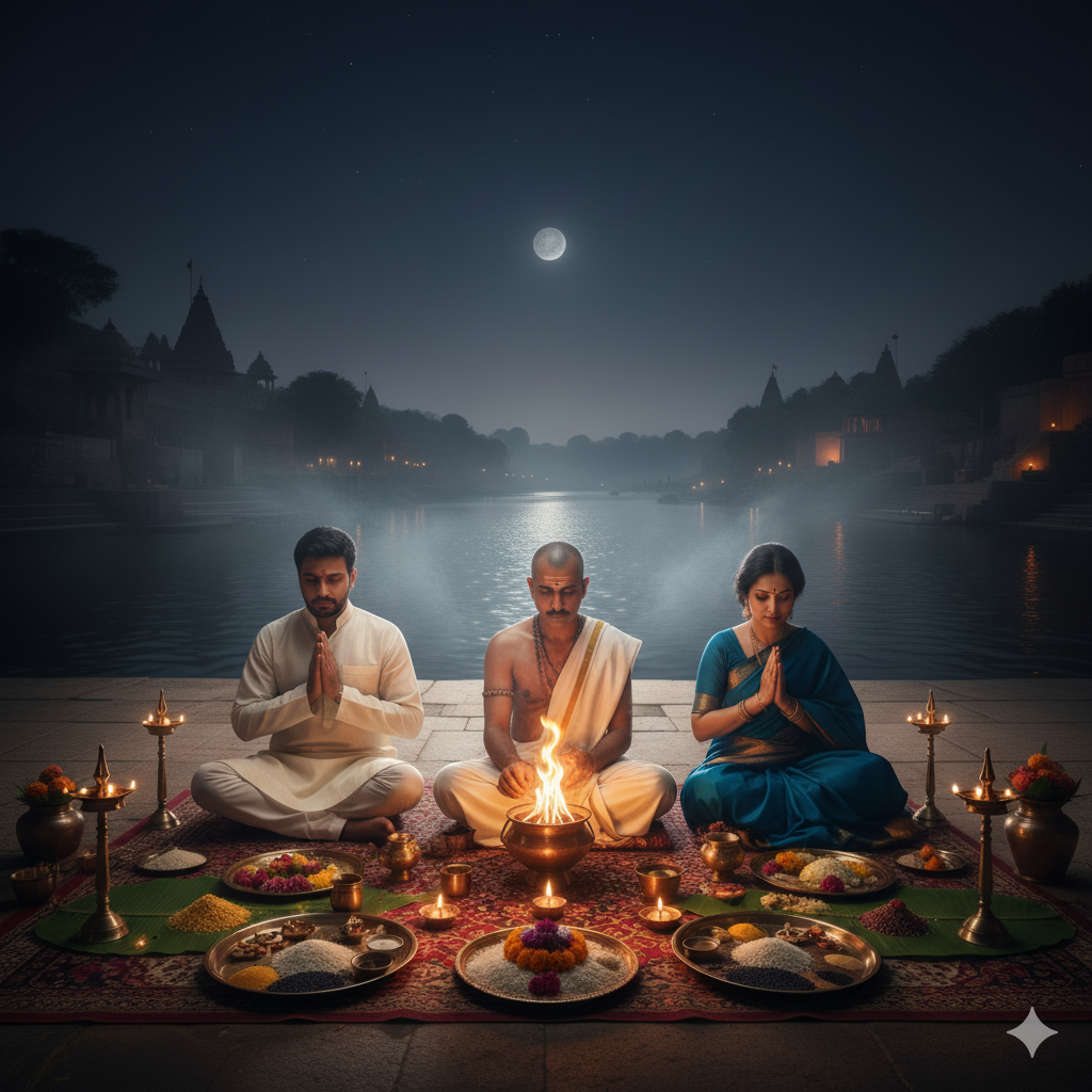 Grahan Shanti Pooja in Siddhpur by Matrugaya Pandit