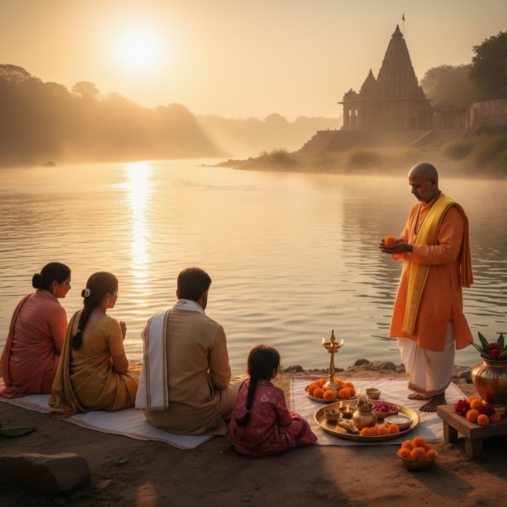 Asti Visarjan in Siddhpur performed by Vedic Pandit